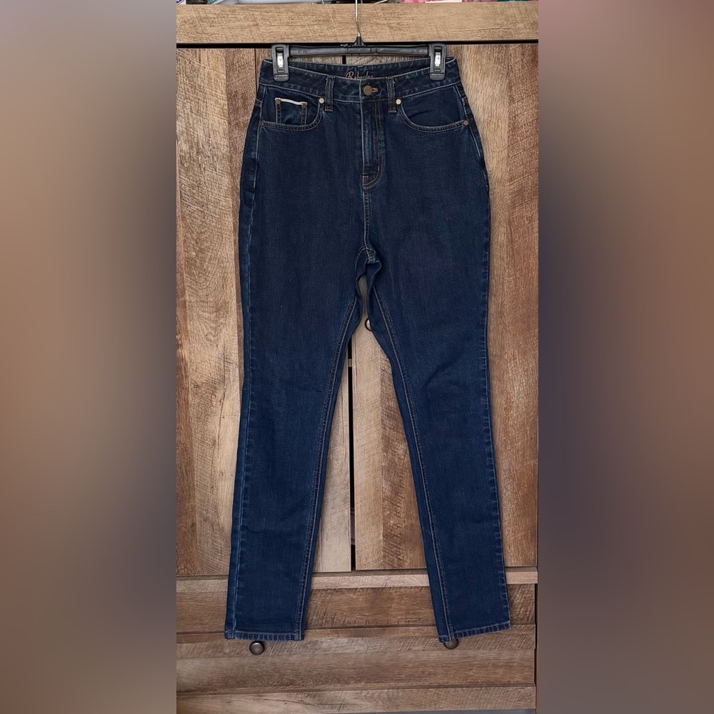 Women's Torrid Curve Rebecka High Rise Straight Leg Jeans - Dark Blue Size 27